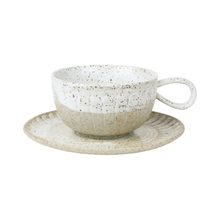 Load image into Gallery viewer, Ceylon Cup &amp; Saucer Set - White
