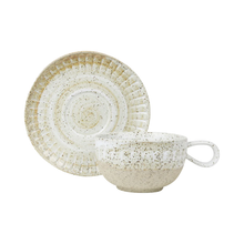 Load image into Gallery viewer, Ceylon Cup &amp; Saucer Set - White
